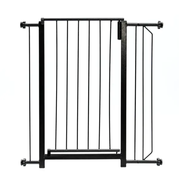 Grade Porta FIT Tubline Preta 70cm com Extensor 10cm Único